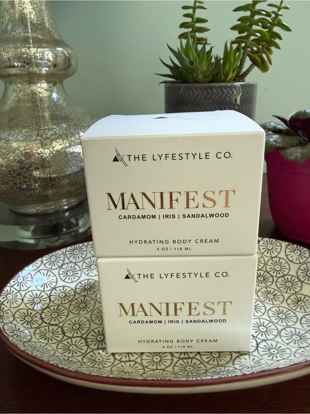 The Lifestyle Co. MANIFEST Hydrating Body Cream (x2)  BRAND NEW